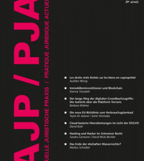 Hacking und Hacker im Schweizer Recht (AJP/PJA 1/2020)